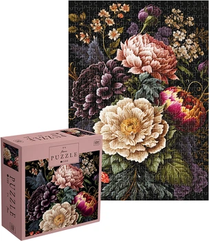 Пазлы трехслойные Interdruk Flowers 4 33х46 см 500 шт (370075)