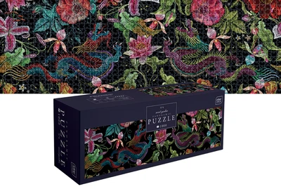 Пазлы трехслойные Interdruk Secret Garden 4 панорамные 32х96 см 1000 шт (370112)