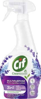 Засіб для чищення Cif 3 в 1 лаванда та синя папороть Мультифункціональний 500 мл (8720182848390)