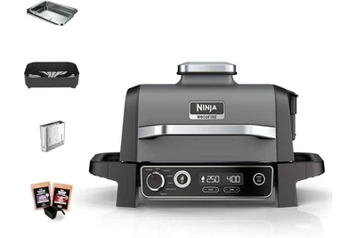 Электрический гриль для барбекю Ninja Woodfire OG701EU (FP4202) Б/У