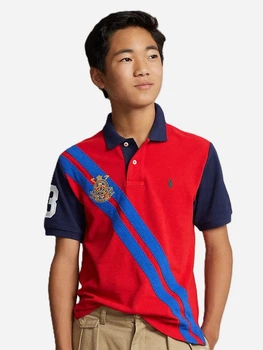 Дитяча футболка-поло для хлопчика Ralph Lauren 957863518 98 см Червона (1159820417)