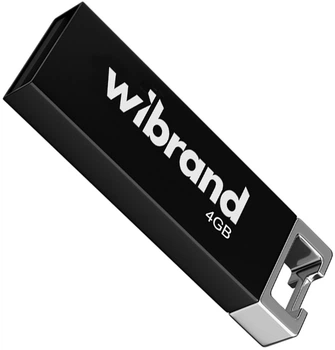 Флеш память USB Wibrand Chameleon 4GB USB 2.0 Black (WI2.0/CH4U6B)