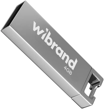 Флеш память USB Wibrand Chameleon 4GB USB 2.0 Silver (WI2.0/CH4U6S)