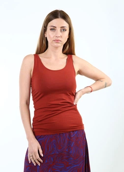 Майка H&M S Коричневый (HM-0355307-4-Brown)