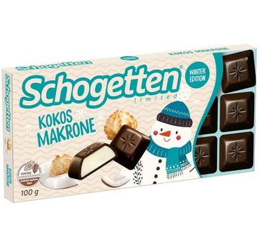 Шоколад Schogetten Winter Edition Kokos Makrone 100 г