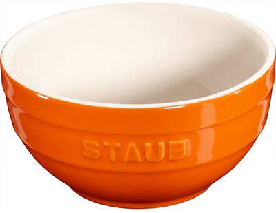 Миска кругла Staub Serving Помаранчева 12 см (4009839316944)