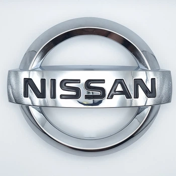Эмблема логотип Nissan на решётку радиатора (хром) 153*131 мм 628891JA0A