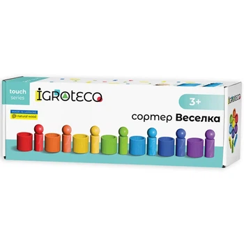 Дерев'яний сортер IGROTECO Веселка