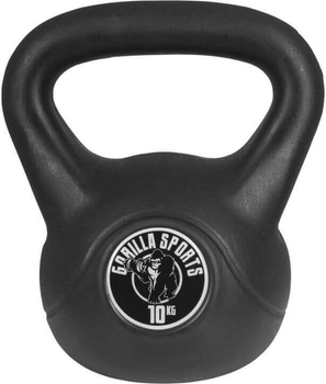 Kettlebell Gorilla Sports winylowy 10 kg (4260200841674)