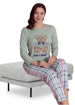 Пижама женская хлопок интерлок ML3184 M