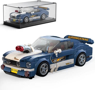 Конструктор Mould King машинка Ford Mustang Shelby 1967 367 деталей Синій (27048)