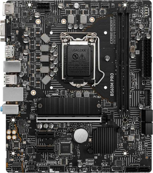 Материнская плата s1200, Gigabyte B560M PRO (2xDDR4, Intel B560, PCI-Ex16x1, VGA, HDMI, DPort)