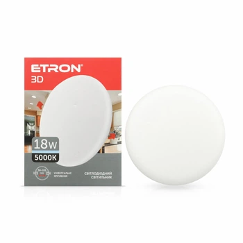 Светодиодный светильник ETRON Decor 1-EDP-611 18Вт 5000К IP20 круг