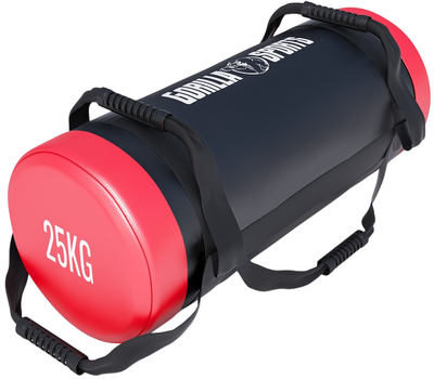 Мішок для кросфіту Gorilla Sports Sandbag 25 кг Black/Red (4260200843920)