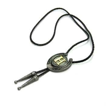 Краватка боло Gofin з буквою Н BOLO-52093