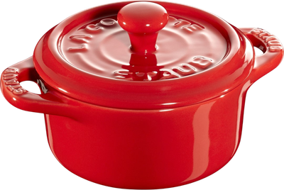 Garnek Staub Mini Cocotte okrągły Czerwony 200 ml (4009839311116) 