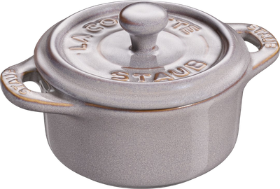 Garnek Staub Mini Cocotte okrągły Antyczny Szary 200 ml (4009839376993) 