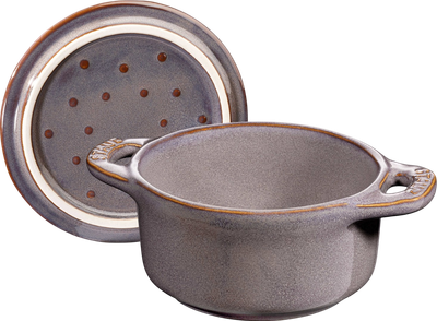 Garnek Staub Mini Cocotte okrągły Antyczny Szary 200 ml (4009839376993) 