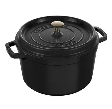 Кастрюля Staub Cast Iron 4,7 л висока чорна (12502423)
