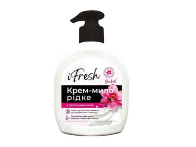 Крем-мило рідке IFRESH 300мл Оrchid з прот. шовку