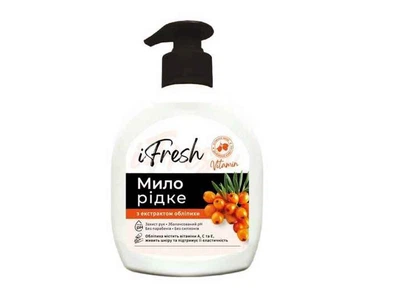 Мило рідке IFRESH 300мл Vitamin з екстр. обліпихи