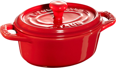 Каструля Staub Mini Cocotte овальна Червона 200 мл (4009839316531) 