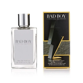 Туалетная вода мужская тестер (версия Carolina Herrera Bad Boy) 60 мл