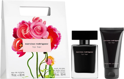 Zestaw damski Narciso Rodriguez For Her Woda toaletowa 30 ml + Balsam do ciała 50 ml (3423222108014)