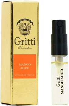 Пробник Парфуми унісекс Dr. Gritti Mango Aoud 2 мл (8052204132850)