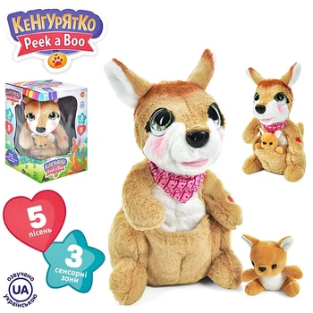 Інтерактивний кенгуру Limo toy M5720IUA рус Кенгуру Peek a Boo (8533)