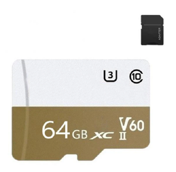Micro sd карта памяти флешка флеш-карта 64 ГБ SEUNO зеленая (GS827)
