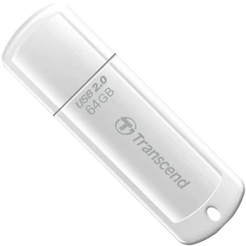 Флеш память USB Transcend JetFlash 370 64GB USB 2.0 White (TS64GJF370)
