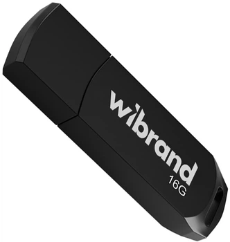 Флеш память USB Wibrand Mink 16GB USB 2.0 Black (WI2.0/MI16P4B)