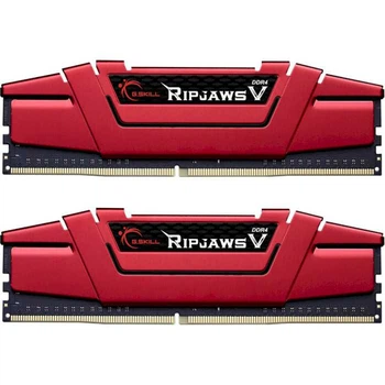 Модуль памяти G.Skill DDR4 8Gb (2x4) RIPJAWS V RED 2400MHz (F4-2400C17D-8GVR)