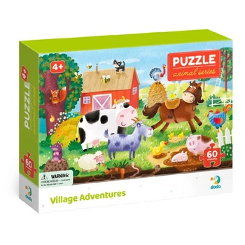 Дитячий пазл "Сільські пригоди" DoDo Toys 300377, 60 елементів