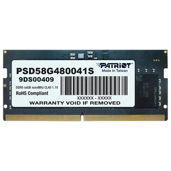 Модуль пам'яті Patriot DDR5 8GB 4800MHz SO-DIMM (PSD58G480041S) Б/в