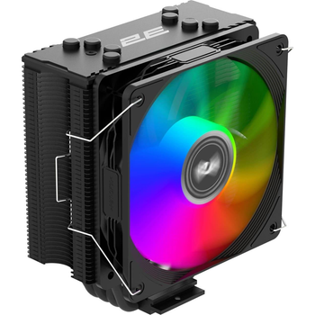 Процесорний кулер 2E GAMING Air Cool ACN120B-ARGB, LGA1700, 1200, 115x, 1366, AM5, AM4, AM3, AM3+, AM2, AM2+, FM2, FM1 4pin PWM, 3pin +5VARGB