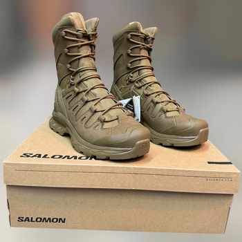 Берці тактичні Salomon QUEST 4D Forces 2 High GTX, р. 40 2/3 (7), колір Койот, GoreTex, берці армійські, L47234200