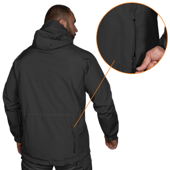 Куртка Stalker SoftShell Чорна (7226), M