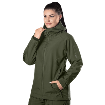 Жіноча куртка Stalker SoftShell Олива (7441), M