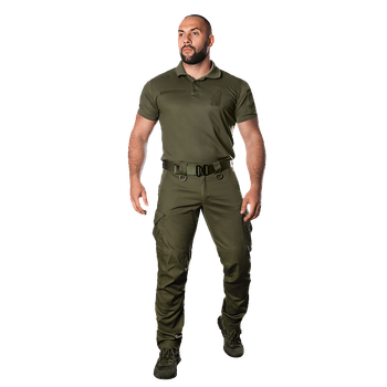 Поло Army ID 2.0 CoolPass Pique LT Олива (8082), XXXXL-Long