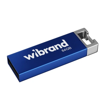 Флеш пам'ять (флешка) Wibrand 64gb Chameleon Синій