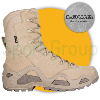 Високі тактичні черевики Lowa Desert Z8S HI GTX TF (бежевий) UK 11.5/EU 46.5