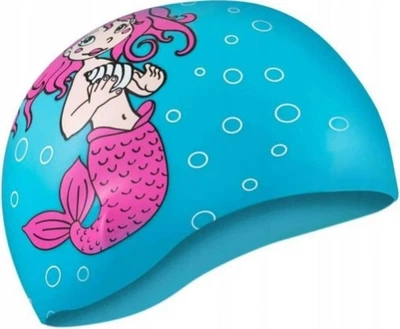 Шапка для плавання Aqua Speed KIDDIE Блакитний JR (142-Mermaid)