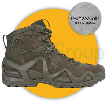 Черевики тактичні Lowa Zephyr MK2 GTX mid TF Ranger green (Темно-зеленый) UK 8.5/EU 42.5