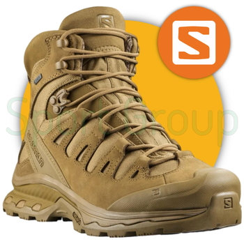 Черевики тактичні Salomon Quest 4D GTX Forces 2 Coyote Brown (Койот) UK 3.5/EU 36.5