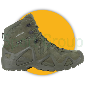 Ботинки тактические Lowa Zephyr GTX mid TF Ranger green (Темно-зеленый) UK 12.5/EU 48