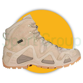 Черевики тактичні Lowa zephyr GTX Mid TF Desert (Бежевий) UK 13.5/EU 49