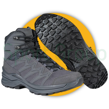 Черевики тактичні Lowa innox pro gtx mid tf Wolf (сірий) UK 13.5/EU 49