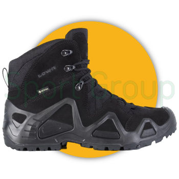 Ботинки тактические Lowa zephyr GTX Mid TF Black (черный) UK 6.5/EU 40